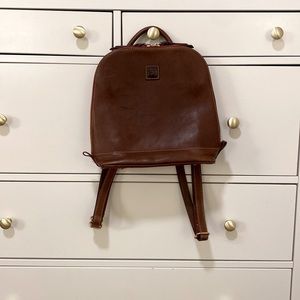Dooney Bourke Florentine Zip Pod Backpack chestnut